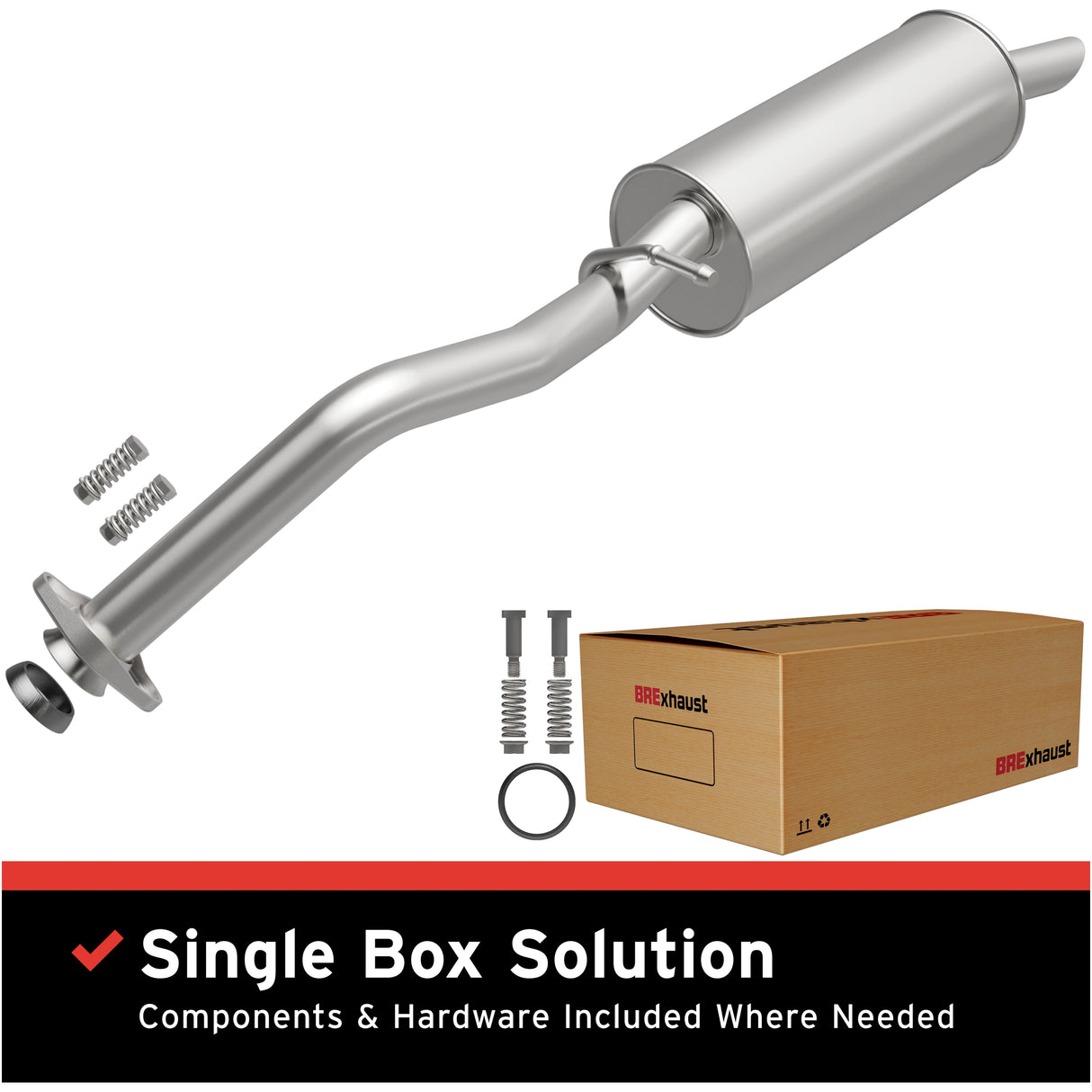 Fits 2010-2016 Toyota Prius 1.8L Direct-Fit Replacement Exhaust System