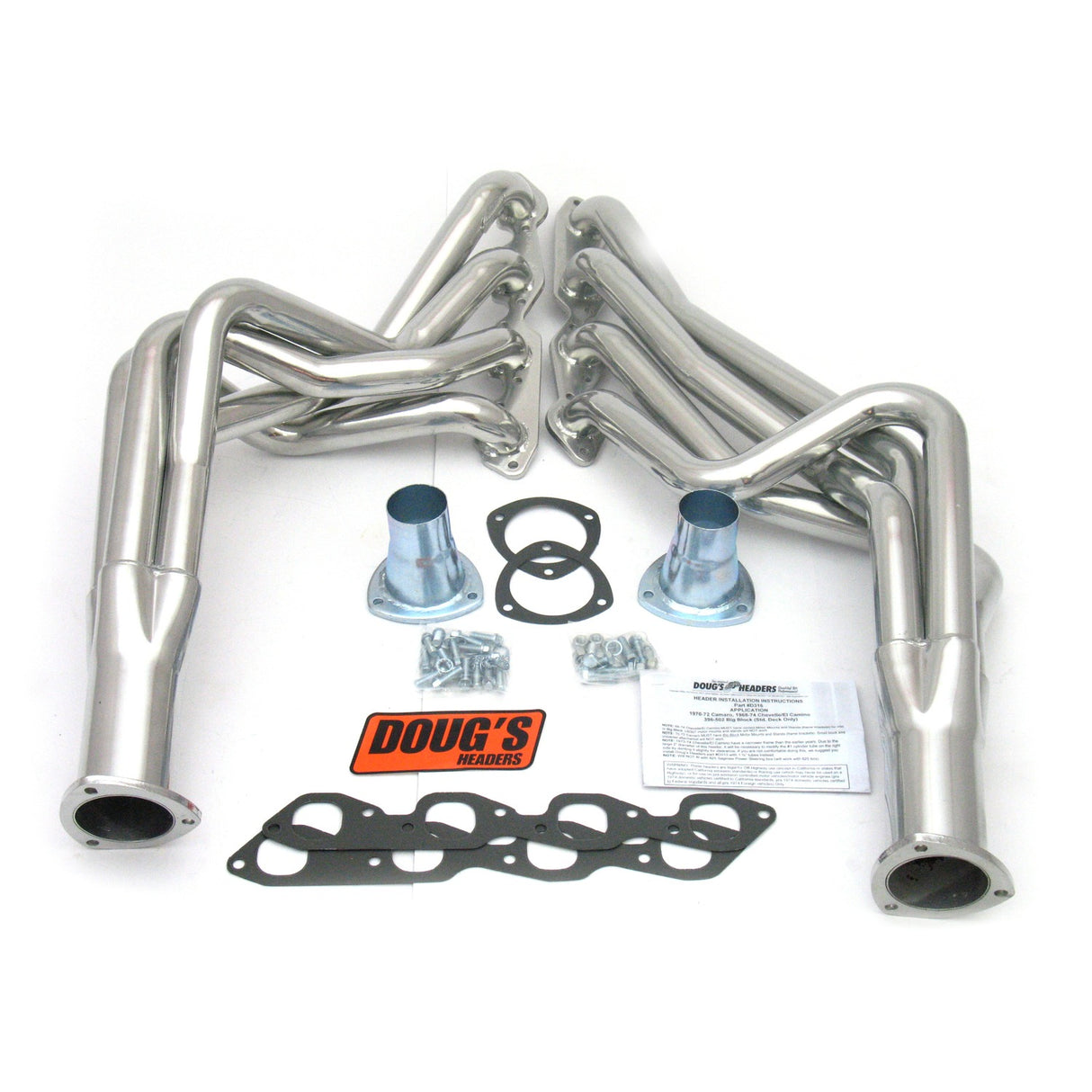 Long Tube Headers for 70-81 GM F/A Body 396-502 BBC 1-7/8in Primary D316
