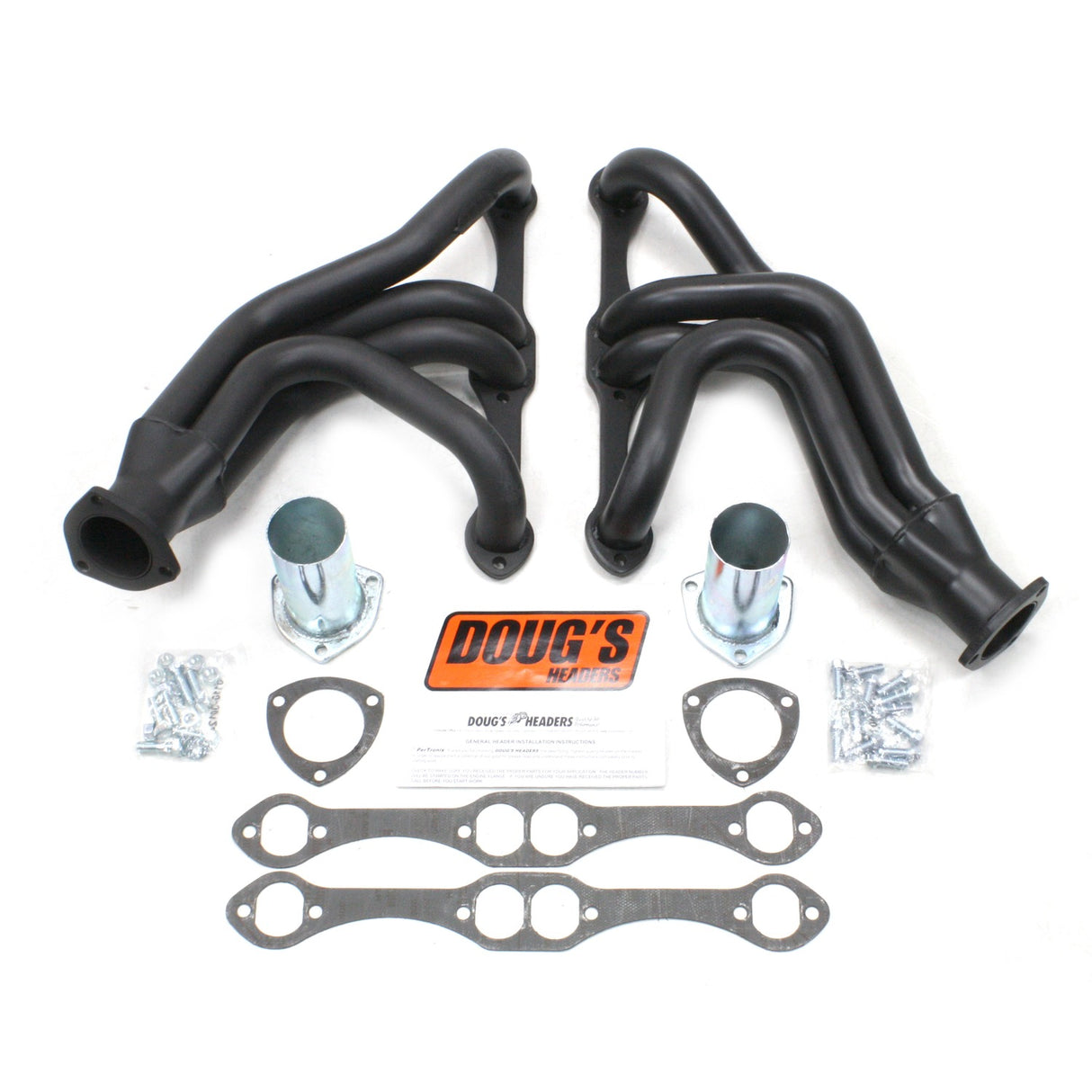 Mid-Length Headers for 55-57 Chevy 265-400 SBC 1-5/8in Primary D356-B