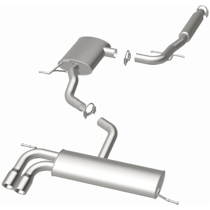 Fits 2006-2014 Volkswagen Direct-Fit Replacement Exhaust System 106-0554 for 2006-2014 VW aluminized steel