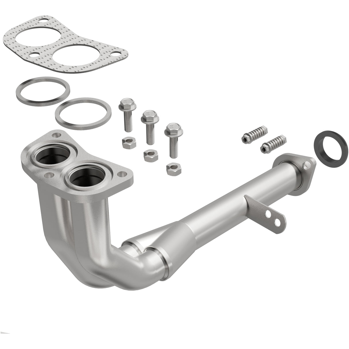 1996-1998 Honda Civic Direct-Fit Front Pipe Kit 107-0014 stainless steel