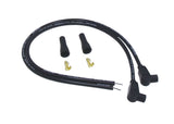 Spark Plug Wire Set Universal 8mm Silicone Spiro Pro 90? 350 ohm/ft Black 10051