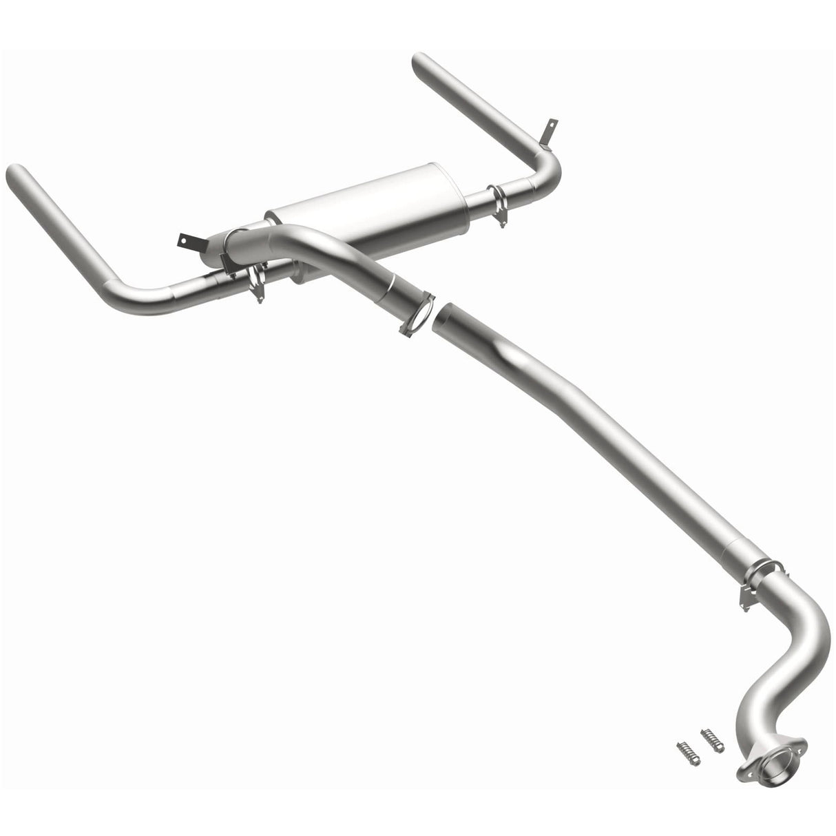 Fits Direct-Fit Replacement Exhaust System 106-0455 aluminized steel
