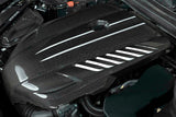 Fits 2020-2023 Toyota Gr Supra 3.0T; Carbon Fiber Engine Cover-D590-0002