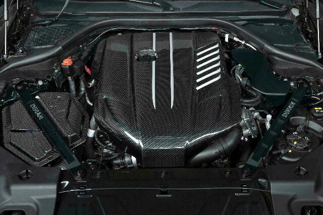 Fits 2020-2023 Toyota Gr Supra 3.0T; Carbon Fiber Engine Cover-D590-0002