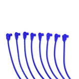 Spark Plug Wire Set Universal 8mm Silicone 90? 0 ohm/ft Prowire Solid Blue 70660