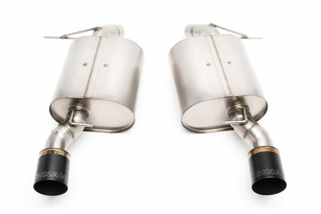 Free Flow Axle-Back Exhaust 2007-2013 BMW 335i/335is/335xi D660-0011-BLK BMW performance black polished stainless steel