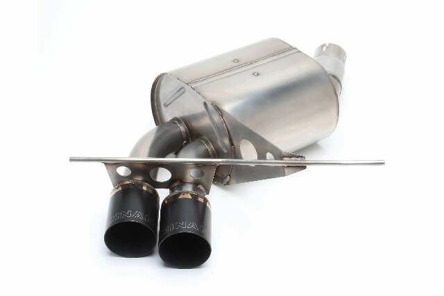 Free Flow Axle-Back Exhaust - 2008-2013 BMW 135i/135is - D660-0025-BLK BMW performance