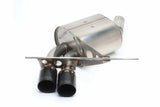 Free Flow Axle-Back Exhaust - 2008-2013 BMW 135i/135is - D660-0025-BLK BMW performance