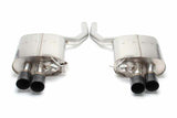 For BMW 550i 11-15 Free Flow 304 SS Axle-Back Exhaust System w Quad Rear Exit BMW performance