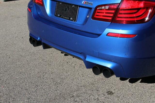 Free Flow Axle-Back Exhaust - 2012-2016 BMW M5 - D660-0044-BLK BMW performance