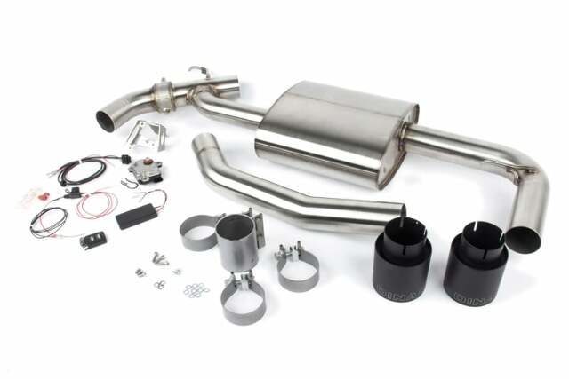 Valved Axle-Back Exhaust for 2017-2024 MINI Countryman S/Clubman S D660-0083-BLK BMW performance
