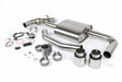 Valved Axle-Back Exhaust - 2017-2020 MINI Countryman S - D660-0083 BMW performance polished stainless steel