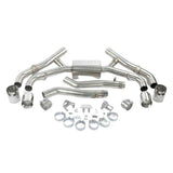 Fits 2020-2023 BMW X5M/X6M; Valved Axle-Back Exhaust-Polished Tips BMW performance