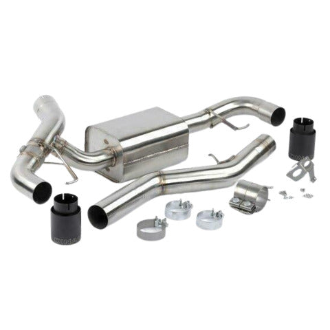 Fits 2019-2023 BMW 330I/430I; Valved Axle-Back Exhaust-Black Tips BMW performance