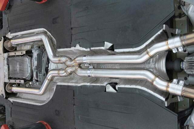 Fits 2020-2023 Bmw X5M/X6M; High Flow Middle Exhaust Stainless-3.25-D660-0092 BMW performance