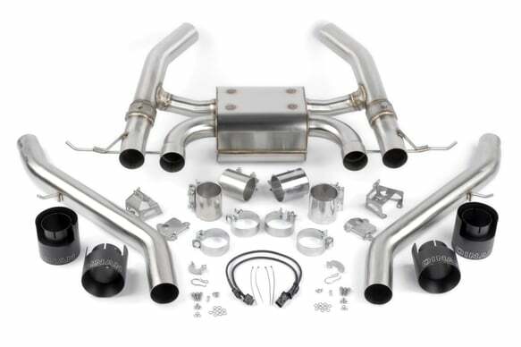 Valved Axle-Back Exhaust for 2021-2025 BMW M3/M4 D660-0093-BLK BMW performance