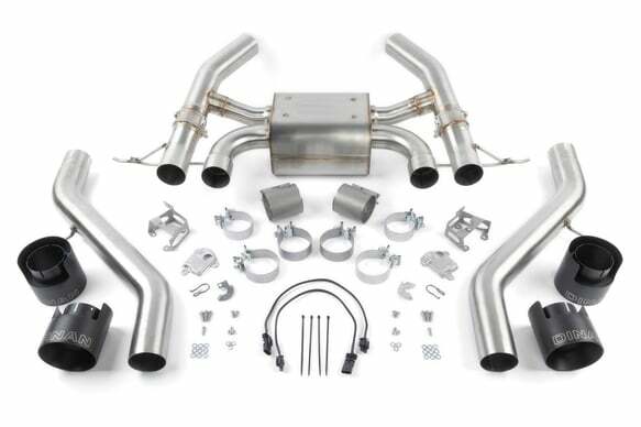 Valved Axle-Back Exhaust For 2023-2024 Bmw M2 Stainless Black Tips-D660-0100-BLK BMW performance