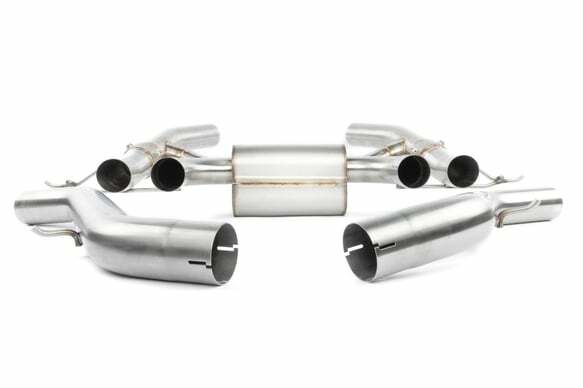 Valved Axle-Back Exhaust For 2023-2024 Bmw M2 Stainless Black Tips-D660-0100-BLK BMW performance