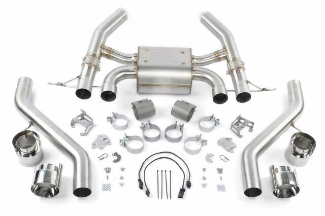 Valved Axle-Back Exhaust Fits 2023-2024 Bmw M2 Stainless Polished Tips-D660-0100 BMW performance