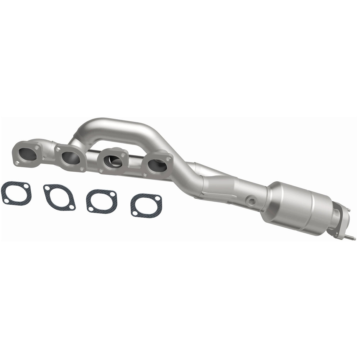 Catalytic Converter with Integrated Exhaust Manifold for HM Grade Federal / EPA Compliant Direct-Fit Manifold Catalytic