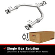 2014-2017 INFINITI Q70 Direct-Fit Front Pipe Kit 107-0075 stainless steel