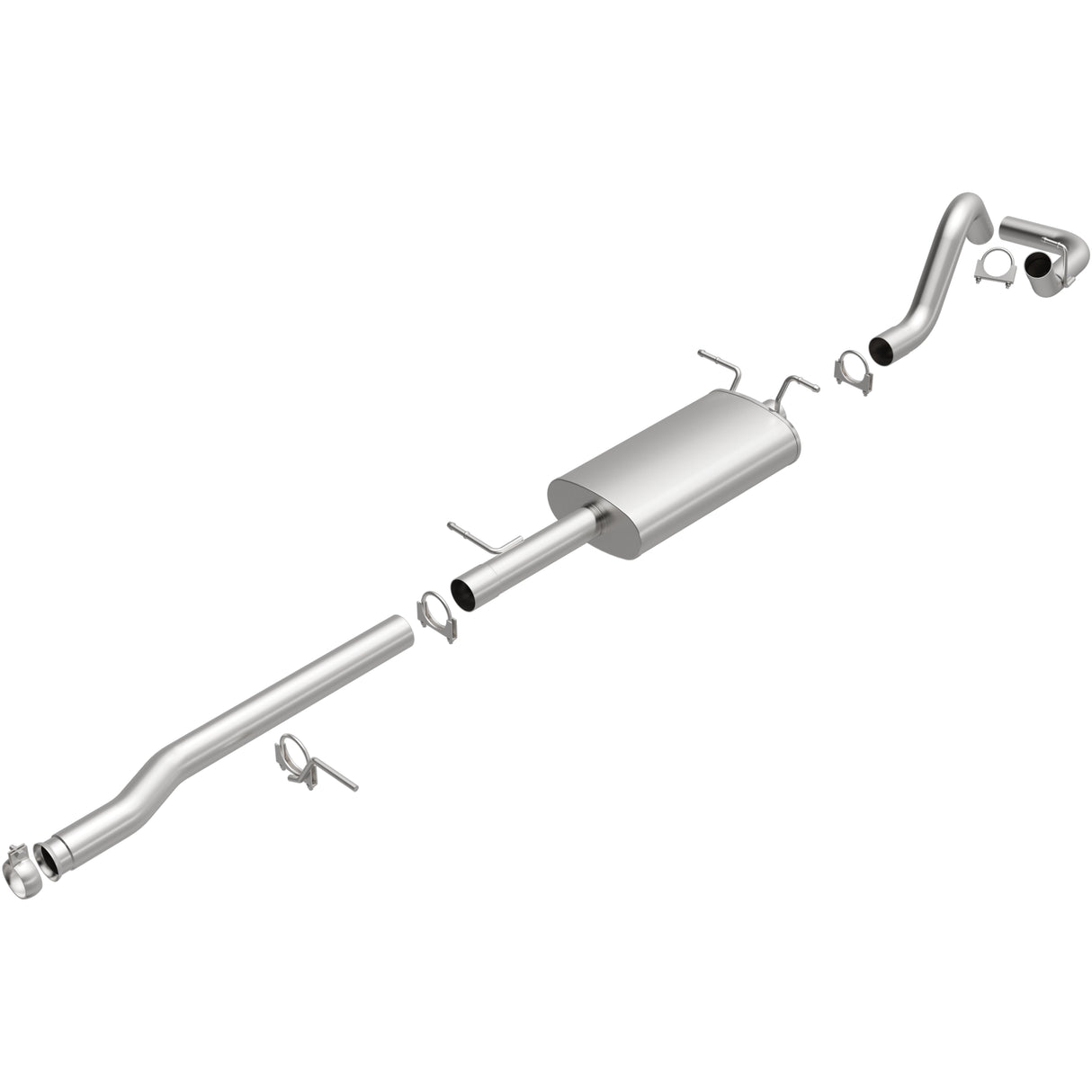 2009-2013 Chevy Silverado 1500 Direct-Fit Replacement Exhaust System 106-0507 aluminized steel
