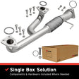 2011-2013 Honda Odyssey Direct-Fit Front Pipe Kit 107-0263 stainless steel