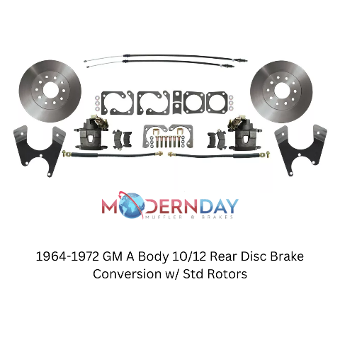 disc brake conversion kit for 1964-1972 Chevy El Camino fits-1964-1972-gm-a-body-10-12-rear-disc-brake-conversion-w-std-rotors-dbk1012 MBM