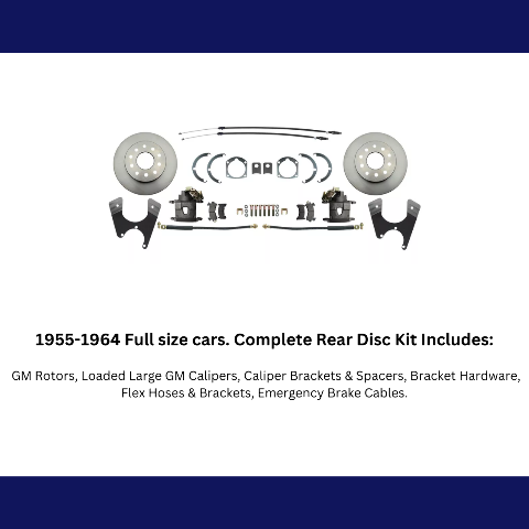 disc brake conversion kit for 1955-1968 gm-1955-1968-full-size-10-12-bolt-disc-brake-kit-w-e-brake-dbk1012fs MBM