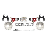 brake caliper for 1967-1969 Firebird disc brake fits-1967-69-camaro-10-12-disc-brake-w-e-brake-slotted-rotor-red-dbk1012slx-r MBM