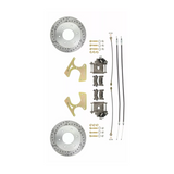 disc brake conversion kit for 1963-1987 Chevy C10 stainless steel steel disc brake drum brake fits-1963-1987-c10-truck-rear-6-lug-drilled-slotted-disc-brake-kit-dbk1012trk-lx MBM