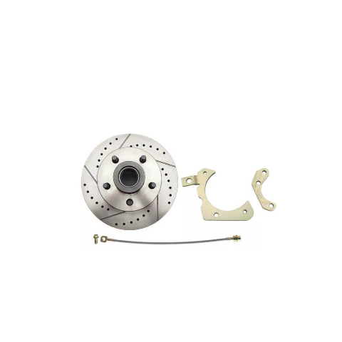 disc brake conversion kit for 1955-1958 Chevy stainless steel steel disc brake fits-1955-1958-gm-full-size-disc-brake-kit-drilled-slotted-rotors-dbk5558lx MBM