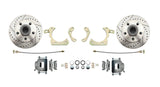 disc brake conversion kit for 1955-1958 Chevy stainless steel steel disc brake fits-1955-1958-gm-full-size-disc-brake-kit-drilled-slotted-rotors-dbk5558lx MBM