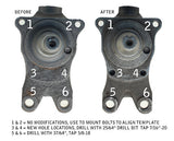 disc brake conversion kit for 1959-1971 Dodge stainless steel steel black disc brake mp-715 MBM