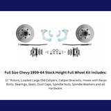 disc brake conversion kit for 1959-1964 Chevy fits-1959-1964-gm-full-size-standard-disc-brake-kit-dbk5964 MBM