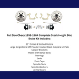 disc brake conversion kit for 1959-1964 Chevy black disc brake fits-1959-64-gm-full-size-disc-brake-kit-drilled-slotted-rotors-black-dbk5964lxb MBM
