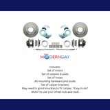 disc brake conversion kit for 1954-1981 Jeep dana-30-44-25-27-axle-front-disc-brake-conversion-kit-dbk5edf MBM