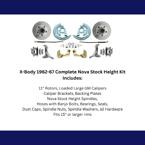 disc brake conversion kit for 1962-1967 Chevy Nova fits-1962-1967-chevy-nova-x-body-standard-disc-brake-kit-dbk6267 MBM