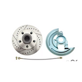 disc brake conversion kit for 1962-1967 Chevy Nova stainless steel steel black disc brake fits-1962-67-chevy-nova-x-disc-brake-kit-drilled-slotted-rotors-black-dbk6267lxb MBM