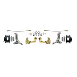 disc brake conversion kit for 1962-1967 Chevy Nova stainless steel steel black disc brake fits-1962-67-chevy-nova-x-disc-brake-kit-drilled-slotted-rotors-black-dbk6267lxb MBM