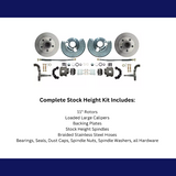 disc brake conversion kit for 1962-1972 Dodge Road Runner stainless steel steel disc brake fits-1962-1972-mopar-b-e-body-standard-front-disc-brake-conversion-kit-dbk6272 MBM