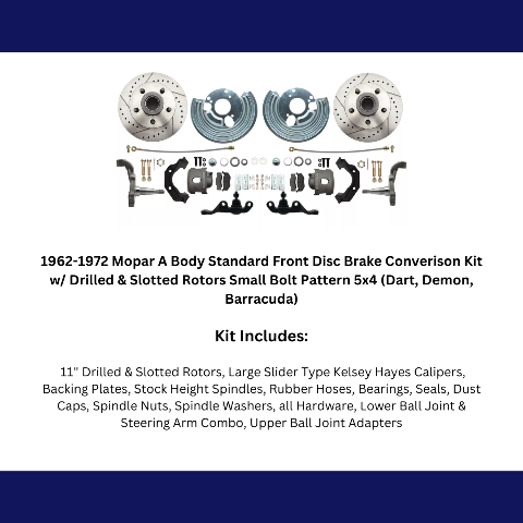 1962-1972 Mopar A Body Front Disc Brake Conversion DBK6272A-40LX