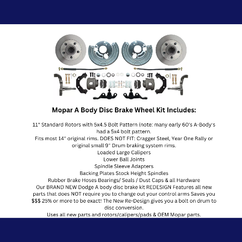 disc brake conversion kit for 1962-1972 Dodge steel disc brake fits-1962-1972-mopar-a-front-disc-brake-converison-large-bolt-5x4-5-dbk6272a-45 MBM