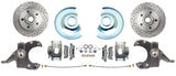 disc brake conversion kit for 1963-1970 Chevy disc brake drum brake fits-63-70-c-10-5-lug-rotor-2-5-drop-disc-conversion-wheel-kit-dbk6370-5dlx-a MBM