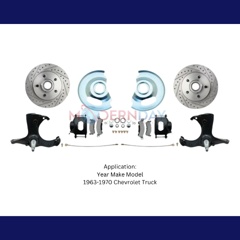 disc brake conversion kit for 1963-1970 Chevy black disc brake MBM
