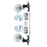 Fits 63-70 C-10 6 Lug Rotor Stock Height Disc Brake Conversion Wheel Kit DBK6370