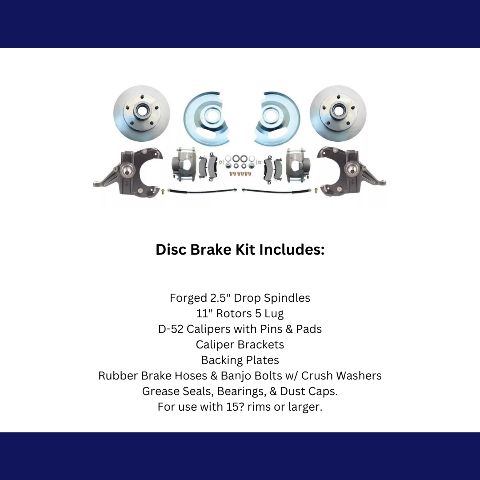 disc brake conversion kit for 1963-1970 Chevy fits-63-70-c-10-5-lug-rotor-2-5-drop-disc-brake-conversion-wheel-kit-dbk6370d-5 MBM