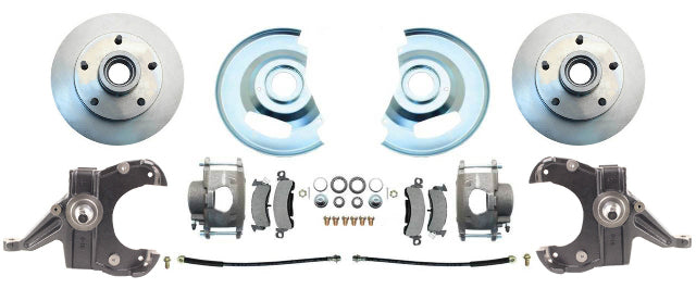 disc brake conversion kit for 1963-1970 Chevy fits-63-70-c-10-5-lug-rotor-2-5-drop-disc-brake-conversion-wheel-kit-dbk6370d-5 MBM