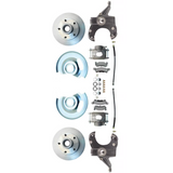 disc brake conversion kit for 1963-1970 Chevy 2.5 inch disc brake drum brake fits-63-70-c-10-6-lug-rotor-2-5drop-disc-brake-conversion-wheel-kit-dbk6370d-a MBM